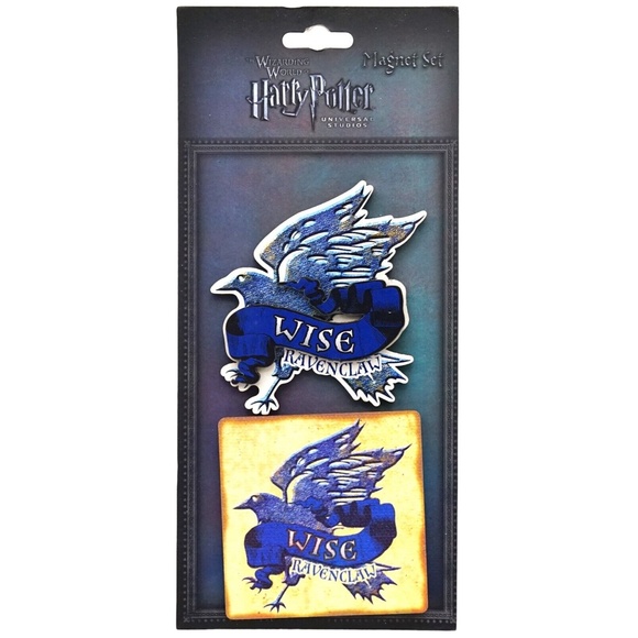 Universal Studios Harry Potter Ravenclaw Set of 2 Wise Magnet - Picture 1 of 1
